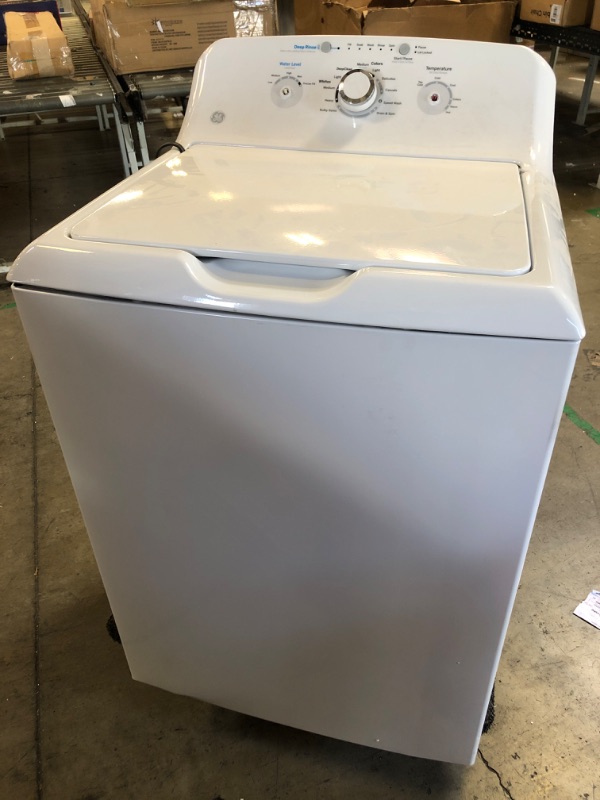 Photo 6 of GE 4.2 cu. ft. White Top Load Washer with Agitator
