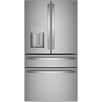 Photo 1 of GE Profile 27.9-cu ft 4-Door Smart French Door Refrigerator with Ice Maker and Door within Door (Fingerprint-resistant Stainless Steel) ENERGY STAR
