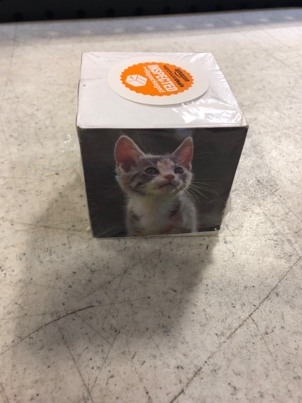 Photo 2 of 4A Sticky Memo Cube,2.87 x 2.87 Inches, Notes Cube with Cat Patterned Printed On The Four Sides,Self-Stick Notes Cube,About 580 Sheets/Cube,1 Cube/Pack, 4A SMC 436 Colors-s436
