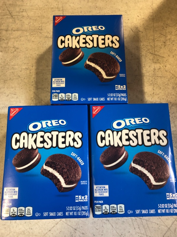 Photo 2 of 3 PACKS - OREO Cakesters Soft Snack Cakes - 10.1oz
