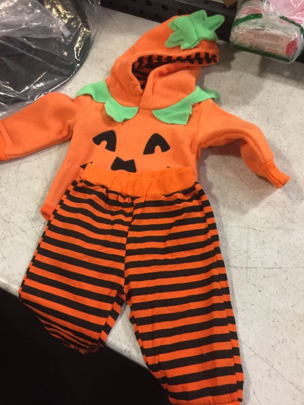 Photo 1 of BABY PUMPKIN COSTUME- SIZE 0-3M 