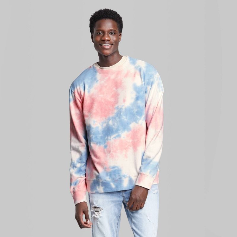 Photo 1 of En's Tie-Dye Regular Fit Crewneck Pullover Sweatshirt - Original Use™
SIZE XL