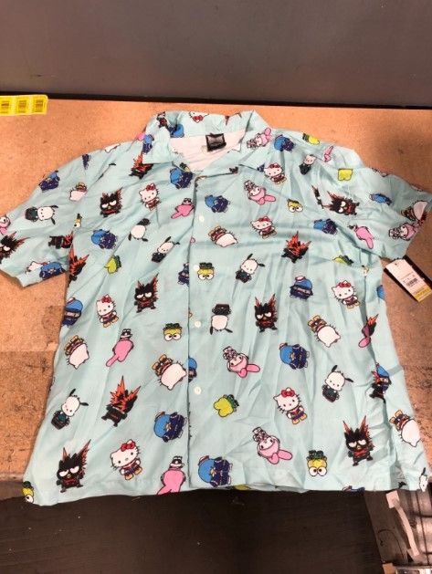 Photo 1 of Hello Kitty and My Hero Academia Button Up Shirt XL
