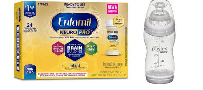 Photo 1 of **EXPIRES MARCH 1, 2023** Enfamil NeuroPro Ready to Feed Infant Formula Bottles - 2 Fl Oz Each/24ct
