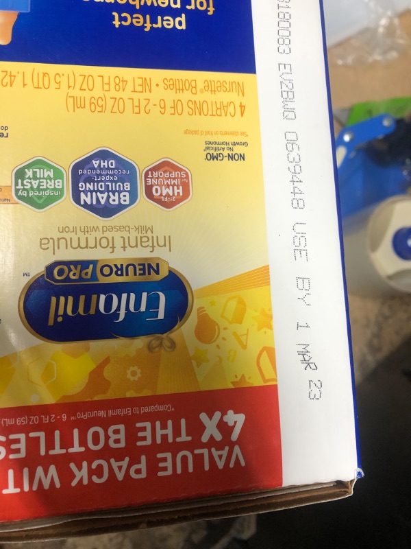 Photo 3 of **EXPIRES MARCH 1, 2023** Enfamil NeuroPro Ready to Feed Infant Formula Bottles - 2 Fl Oz Each/24ct
