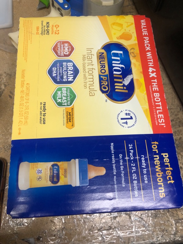 Photo 2 of **EXPIRES MARCH 1, 2023** Enfamil NeuroPro Ready to Feed Infant Formula Bottles - 2 Fl Oz Each/24ct
