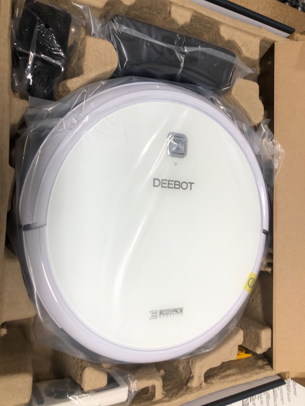 Photo 2 of Ecovacs Deebot N79W App Control Quiet Running Home Robotic Multi Surface Self Charging Vacuum Cleaner with App Control Cleans Hard Floors and Carpets
