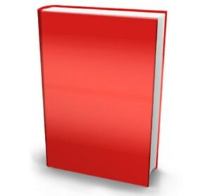 Photo 1 of Jumbo Red Stretchable Bookcover Fits Books or Binders up to 10½ in X 11½ in
