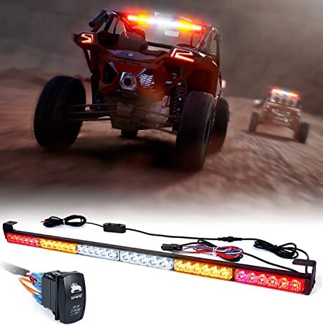 Photo 1 of Xprite 36" Rear LED Chase Light Bars, All in One w/ Strobe Brake Reverse Light for Jeeps, Yamaha, Can-Am Maverick X3, ATV, UTV, Side by Side and Offroad Vehicles - RYBBYR
