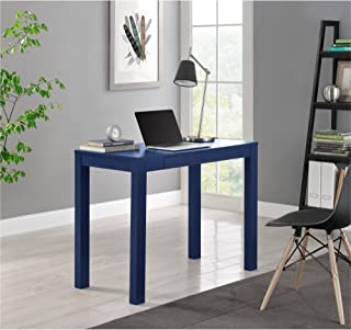 Photo 1 of Ameriwood Home Parson Desk with Drawer, Navy, 19.7"D x 39"W x 30"H

