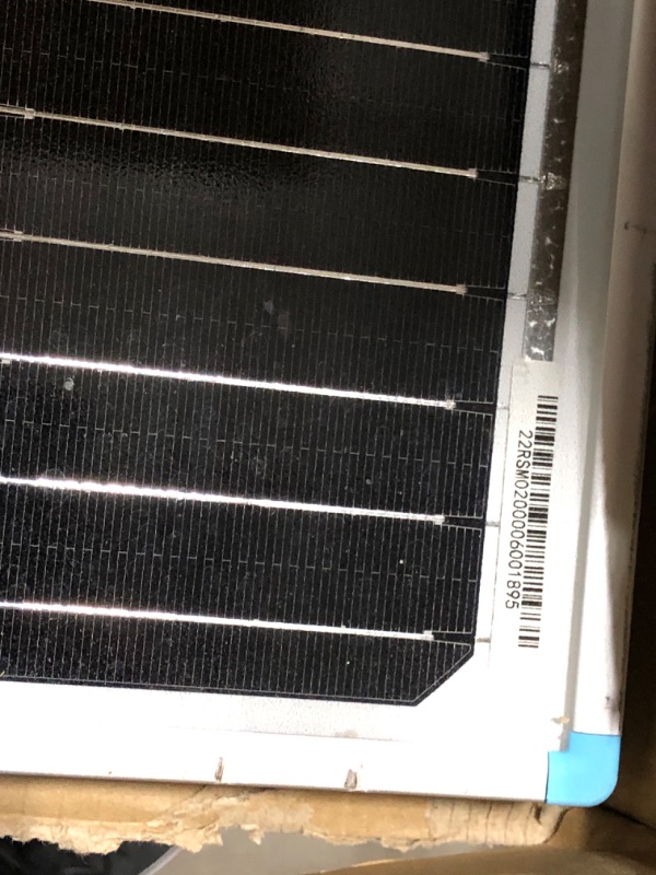 Photo 3 of **DAMAGED* MISSING ONE* Renogy Solar Panel 2pcs 100 Watt 12 Volt Monocrystalline, 2-Pack Compact Design