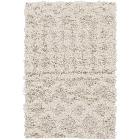 Photo 1 of **USED, NEEDS CLEANING**
Surya Urban Shag Usg-2303 Cream 6'7" X 9'6" Area Rug
