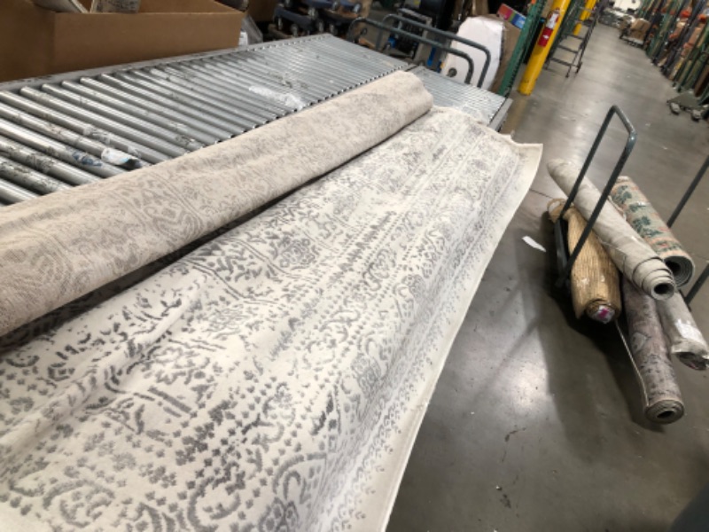 Photo 3 of **USED, NEEDS CLEANING**
Abbie & Allie Rugs Auerberg ROM-2308 Silver 7'10" x 10' Area Rug