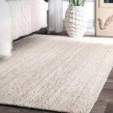 Photo 1 of **MAJOR TEAR**
igo Chunky Loop Jute Off-White 8 ft. x 10 ft. Area Rug
