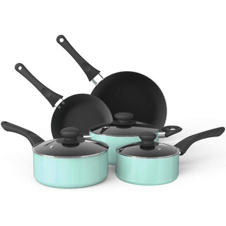 Photo 1 of Aluminum Alloy Non-Stick Cookware Set Pots and Pans - 8-Piece Set
