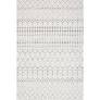 Photo 1 of Blythe Modern Moroccan Trellis Gray 8 ft. x 10 ft. Area Rug
