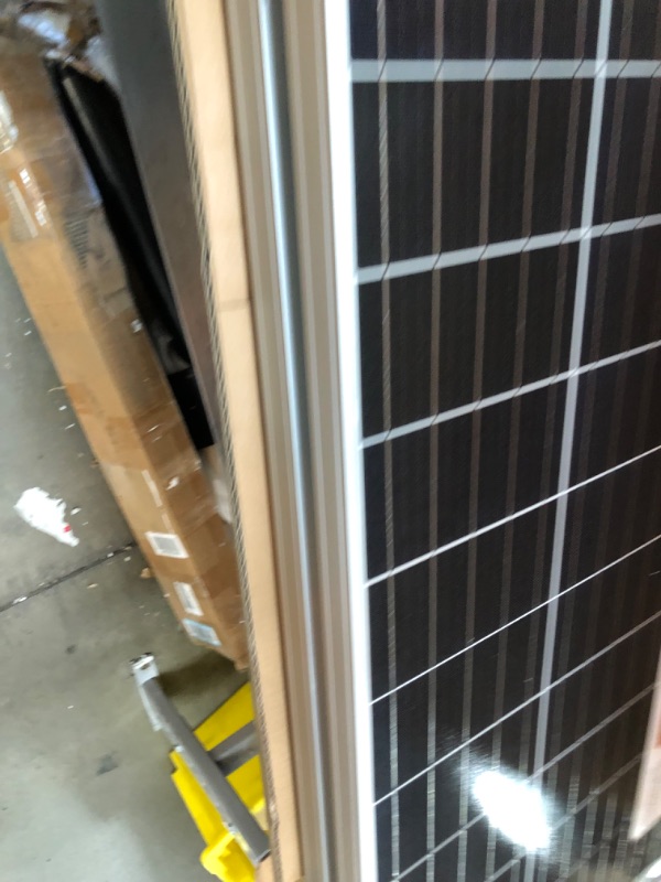 Photo 2 of HQST 100 Watt 12V Monocrystalline Solar Panel with Solar Connectors, High Efficiency Module PV Power for Battery Charging Boat, Caravan, RV and Any Other Off Grid Applications
