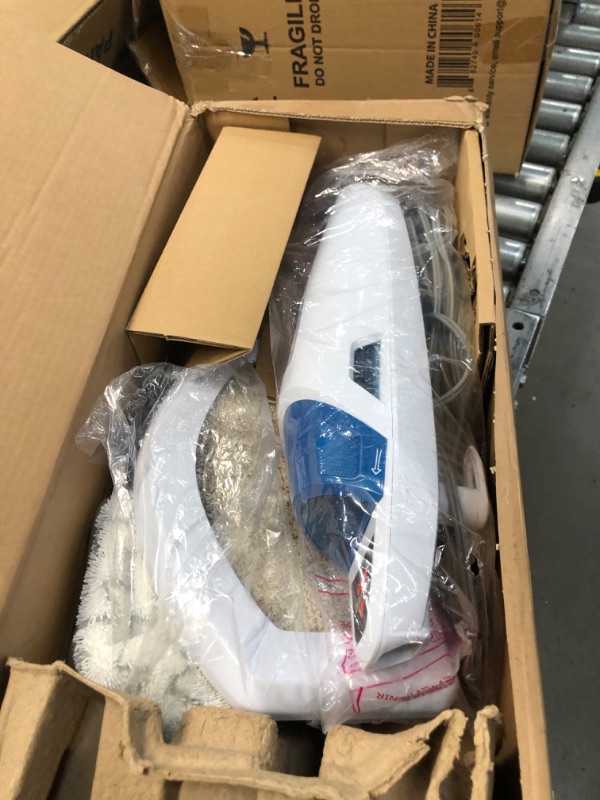 Photo 1 of Bissell Power Fresh Steam Mop with Natural Sanitization, Floor Steamer, Tile Cleaner, and Hard Wood Floor Cleaner with Flip-Down Easy Scrubber, 1940A
