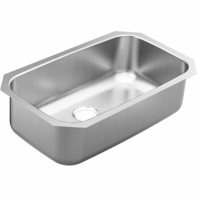 Photo 1 of 1800 Series Collection GS18165B 30" Stainless Steel 18 Gauge Single Bowl Sink in Satin Stainless
