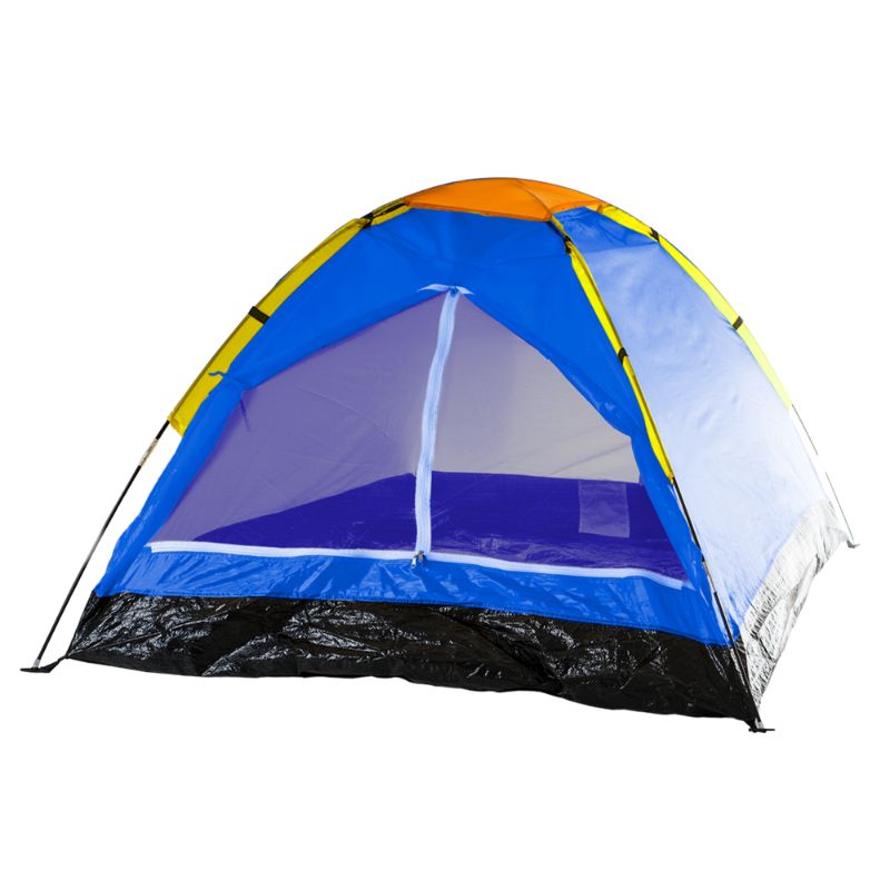 Photo 1 of 2 Person Camping Tent – Includes Rain Fly and Carrying Bag – Lightweight Outdoor Tent for Backpacking Hiking or Beach by Wakeman Outdoors (Blue)
