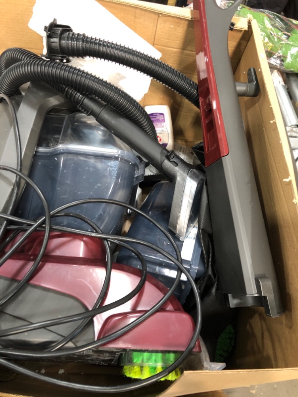 Photo 3 of ***PARTS ONLY*** Hoover Power Scrub Deluxe Carpet Cleaner Machine, Upright Shampooer, with Storage Mat, FH50150B, Red