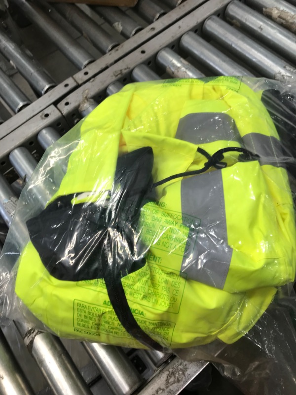 Photo 4 of PYRAMEX RJ3210XL RJ32 Series Jackets Hi-Vis Lime Bomber Jacket with Quilted Lining- Size Extra Large
