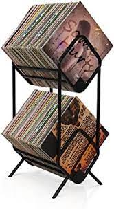 Photo 1 of 2 layer iron record rack