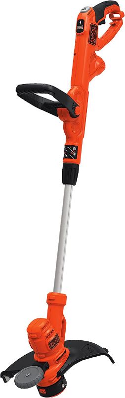 Photo 1 of BLACK+DECKER String Trimmer, Electric, 14-Inch with Safety Eyewear, Lightweight, Clear Lens (BESTE620FF & BD250-1C)
