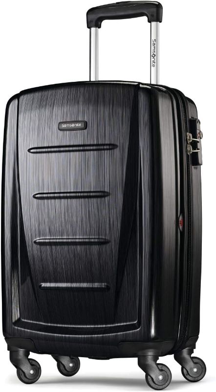 Photo 1 of Samsonite Winfield 2 Hardside Expandable Luggage with Spinner Wheels, Carry-On 20-Inch, Brushed Anthracite
