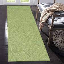 Photo 1 of 7'5' x 2'1" Custom Size Hallway Runner Rug green