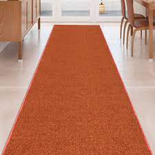 Photo 1 of 2'2" x 10' hallway rug orange non slip