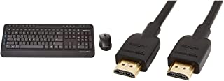 Photo 1 of Amazon Basics Wireless Computer Keyboard and Mouse Combo