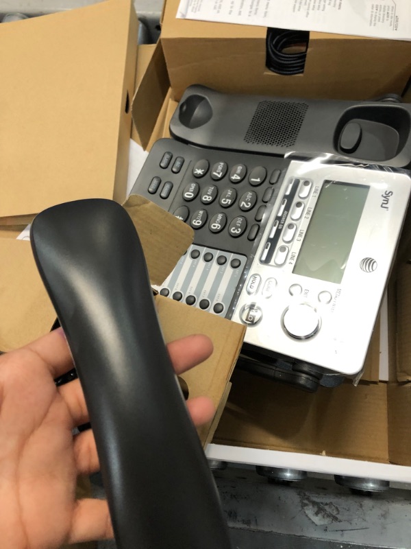 Photo 2 of AT and T SynJ 4-Line DECT 6.0 Corded/Cordless Small Business System