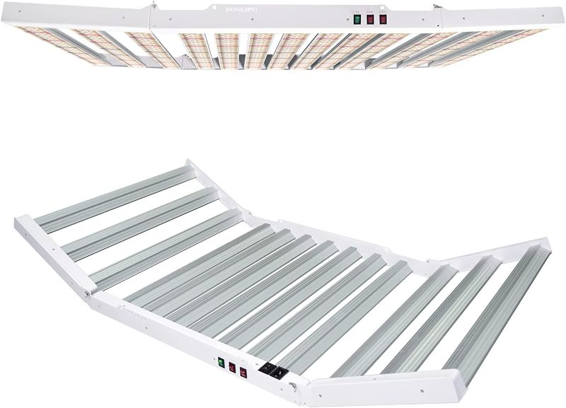 Photo 1 of 2022 New SONLIPO SPF6000 LED Grow Light 600W 6x6ft Coverage, Use 1911pcs Samsung Diodes Sunlike Full Spectrum Veg Bloom Switch Growing Lamps for Indoor Plants Seeding Flower Led Plant Light Fixture
