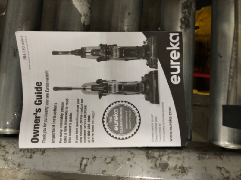 Photo 1 of Eureka PowerSpeed Lightweight Bagless Upright Vacuum Cleaner with Pet Turbo Brush, for Carpet and Hard Floor, Purple
