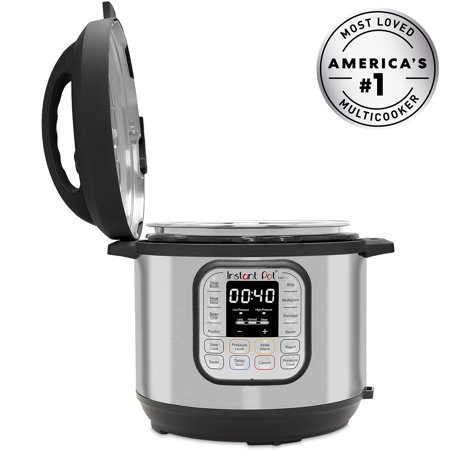 Photo 1 of Duo Plus Stainless Steel Pressure Cooker 8 Qt Black/Silver
