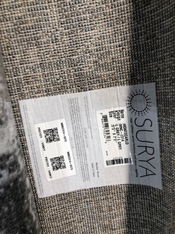 Photo 3 of Abbie & Allie Rugs Maddox Mdx-2314 Light Gray 5'3" X 7'3" Area Rug
