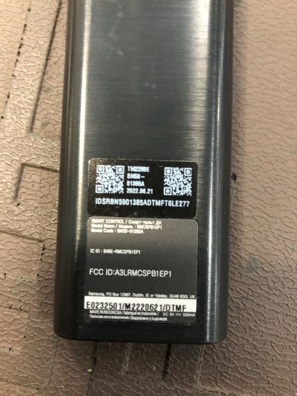 Photo 3 of Samsung BN59-01385A Replacement Remote Control - Bluetooth - Rechargeable Solar Cell (Renewed)
