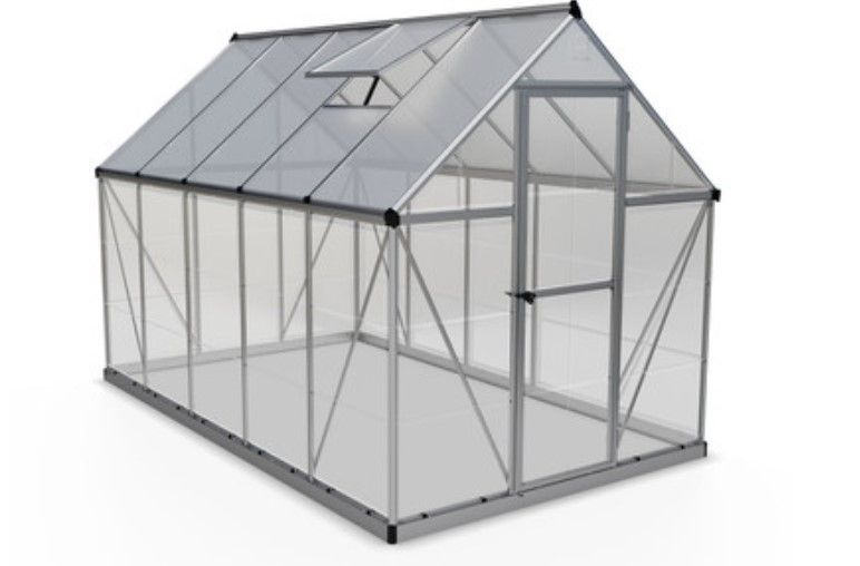 Photo 1 of ***PARTS ONLY*** Canopia By Palram Hybrid Hobby 6 ft. x 10 ft. Greenhouse Kit - Hybrid Panels
