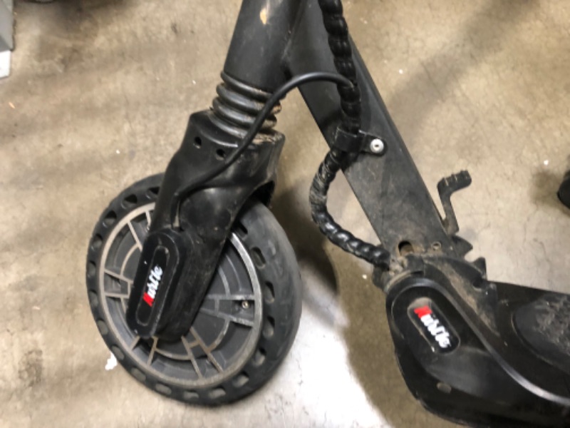 Photo 5 of (DAMAGED,INCOMPLETE, DOES NOT FUNCTION!!!)Folding Electric Scooter for Adults - 300W Brushless Motor Foldable Commuter Scooter w/ 8.5 Inch Pneumatic Tires, 3 Speed Up to 19MPH, 18 Miles, Disc Brake & ABS, for Adult & Kids - Hurtle HURES18-M5
**MISSING HAN
