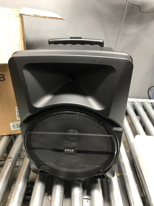 Photo 2 of Pyle Wireless Portable PA Speaker System - 800W High Powered Bluetooth & FM Radio-PPHP1244B & Pyle-Pro Includes 15ft XLR Cable to 1/4'' Audio Connection, Connector, Black, 10.10in. x 5.00in. x 3.30in.