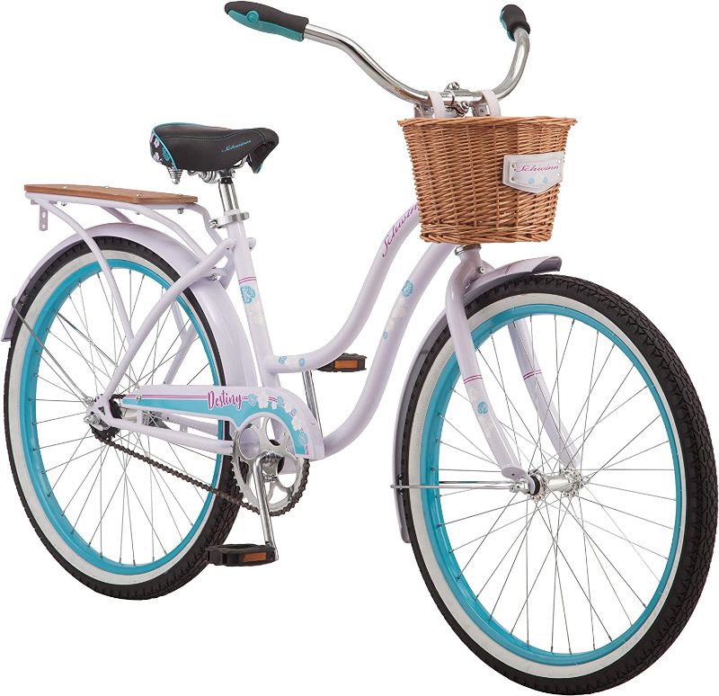 Photo 1 of *FRAME BENT* Schwinn Destiny Girls Classic Beach Cruiser Bike, Single Speed, Steel Frame, Multiple Colors