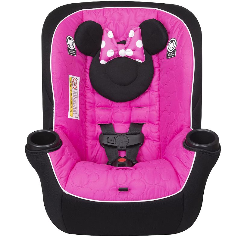 Photo 1 of Disney Baby Onlook 2-in-1 Convertible Car Seat, Rear-Facing 5-40 pounds and Forward-Facing 22-40 pounds and up to 43 inches, Mouseketeer Minnie
