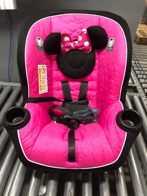 Photo 1 of Disney Baby Onlook 2-in-1 Convertible Car Seat, Rear-Facing 5-40 pounds and Forward-Facing 22-40 pounds and up to 43 inches, Mouseketeer Minnie
