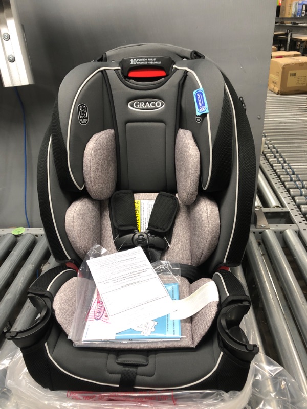 Photo 2 of Graco SlimFit 3 in 1 Car Seat -Slim & Comfy Design Saves Space in Your Back Seat, Darcie, One Size
