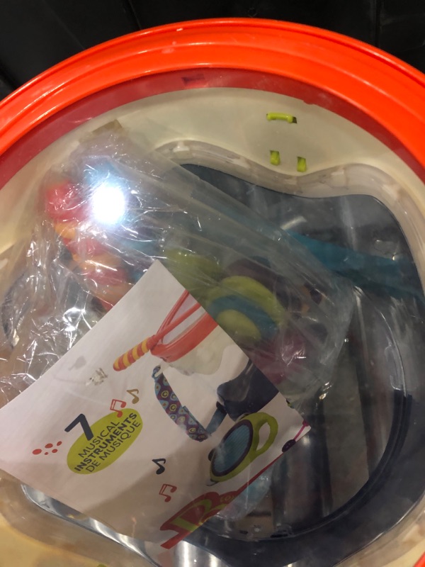 Photo 1 of B. toys – Drumroll Please – 7 Musical Instruments Toy Drum Kit for Kids 18 months + (7-Pcs)