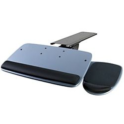 Photo 1 of Mount-It MI-7137 Adjustable Keyboard and Mouse Tray, 20-1/2", Blue
