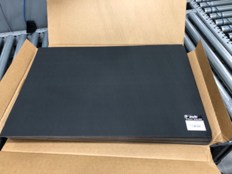 Photo 1 of UCreate Foam Board, Black-on-Black, 20" x 30", 10 Sheets