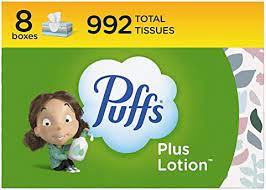 Photo 1 of 8 PACK**Puffs Plus Lotion Facial Tissue - 124.0 Ea
