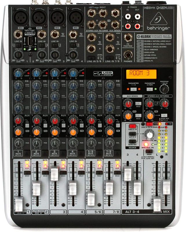 Photo 1 of Behringer Xenyx QX1204USB Mixer with USB and Effects
